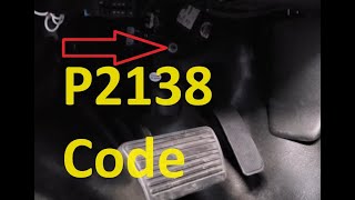 Causes and Fixes P2138 Code ThrottlePedal Position SensorSwitch DE Voltage Correlation [upl. by Lehacim951]