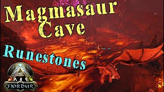 Fjordur  Magmasaur Cave amp Three Runestones  Ep39  Ark Survival Evolved [upl. by Hairam]