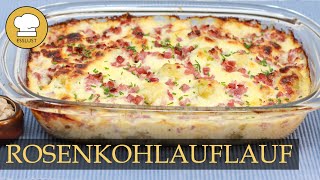 ROSENKOHLAUFLAUF mit nur 4 ZUTATEN [upl. by Emirej]