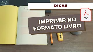 Como imprimir pdf no formato livro [upl. by Hannahc]