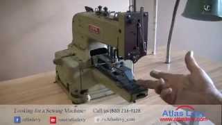 Lewis Union Special Bartack Sewing machine atlaslevy [upl. by Obocaj]