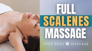 Full Scalenes Massage [upl. by Gold]