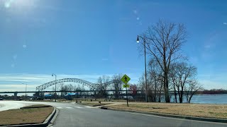 ROAD TRIP MEMPHIS TENNESSEE DOWNTOWN TO OLIVE BRANCH MISSISSIPPI [upl. by Einnij]