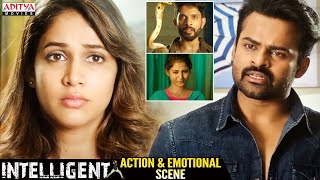 Best Action amp Emotional scenes From quotIntelligentquot Hindi Dubbed MovieSaiDharam Tej Lavanya Tripati [upl. by Romine]