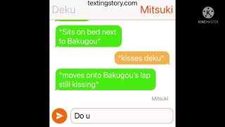 Bakudeku texting story 😳 [upl. by Hirz]