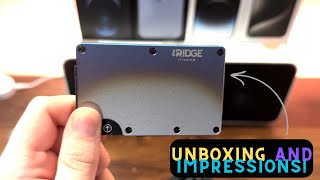 The RIDGE Wallet Unboxing and First Impressions [upl. by Shaefer]