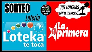 Sorteo LOTEKA TE TOCA LA PRIMERA En VIVO de hoy miercoles 13 de diciembre del 2023 loteka envivo [upl. by Babbie101]