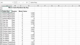 Filter Data with Header Dropdown Filters in Excel [upl. by Kovacev]