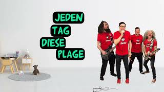 Kinderlied über Hausaufgaben LYRICVIDEO  Andi und die Affenbande [upl. by Neelhtakyram]