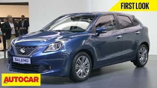 Maruti Suzuki Baleno  First Look  Autocar India [upl. by Aitsirhc]