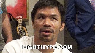 PACQUIAO PREDICTS SPENCE VS PORTER GIVES ADVANTAGE TO SPENCE BUT DEPENDS ON [upl. by Sherurd]