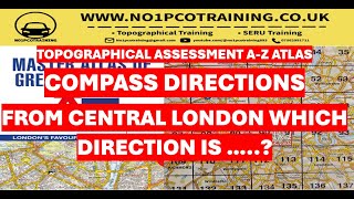 TfL Topographical COMPASS DIRECTIONS questions AZ Atlas  2024  WWWNO1PCOTRAININGCOUK [upl. by Mimi]