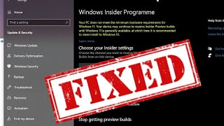 Your PC does not meet the minimum hardware requirements for windows 11  fixed [upl. by Suzetta465]