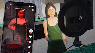 A Horror Game Where Your GF Is A Tiktok Video Creator  Terroro [upl. by Leaffar]