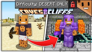 Can You Beat The NEW 117 Minecraft Update in a DESERT ONLY World [upl. by Agiaf]