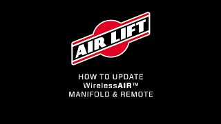 How to Update Firmware for WirelessAIR  Air Lift Company [upl. by Okwu911]