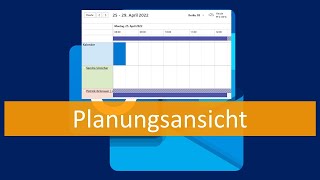 Planungsansicht im Outlook Kalender nutzen [upl. by Alimac]