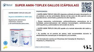 SUPER AMINTOPLEX GALLOS Cápsulas [upl. by Croydon]