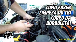 COMO FAZER LIMPEZA DO TBI CORPO DE BORBOLETA [upl. by Bolt]