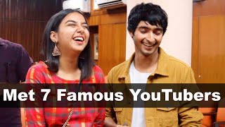 A day with 7 famous YouTubers [upl. by Daisey450]