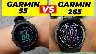 FORERUNNER 55 vs FORERUNNER 265 Qual Garmin Escolher [upl. by Sylas]