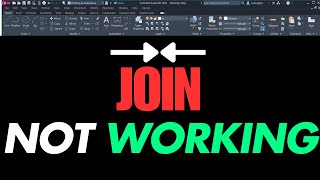 join command not working in autocad [upl. by Fulcher]