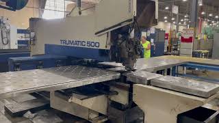 Trumpf TC 500 CNC Turret Punch [upl. by Aletta]