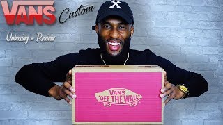 VANS CUSTOM quotSk8Hiquot  UNBOXING amp REVIEW [upl. by Siroled]