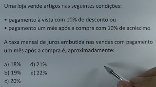 ESSA QUESTÃO FÁCIL DE JUROS PODE TE ELIMINAR DO CONCURSO PÚBLICO [upl. by Aicnelev]