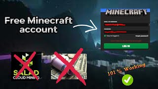 How to get free minecraft account  2023  100 legit [upl. by Gnouh402]