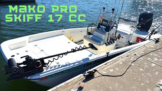 Testing out the 2022 MAKO PRO SKIFF 17 CC [upl. by Phelgon329]