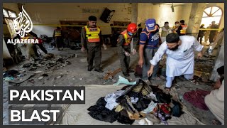 Several dead in blast at religious school in Pakistan’s Peshawar [upl. by Earised]