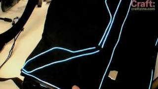 Tron Bag with EL Wire [upl. by Acinoev]