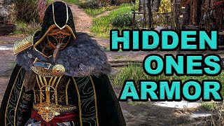 Assassins Creed Valhalla  How To Get Hidden Ones Armor Complete Set Secret Bureau Armor [upl. by Otrebla523]