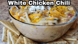 Crock Pot White Chicken Chili [upl. by Swope]