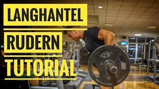 Langhantel Rudern Tutorial  So baust du einen starken Rücken auf [upl. by Laverne528]