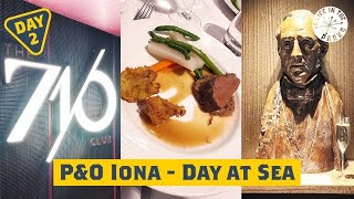 PampO Iona Norwegian Fjords Cruise  Day 2  Olive Grove  Celebration Night  MDR Dining  710 Club [upl. by Atinal]