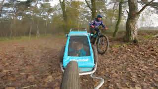 MTB route LDD Croozer 13 nov 2024 timelapse 2 [upl. by Kendyl67]