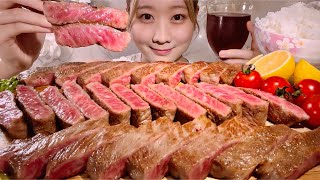 ASMR Wagyu Steak【Mukbang Eating Sounds】【English subtitles】 [upl. by Rosenwald]