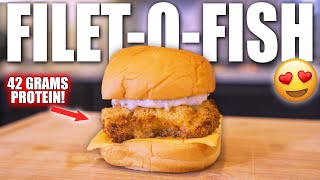 ANABOLIC FILETOFISH  Easy High Protein McDonald’s Copycat Recipe [upl. by Salkcin]