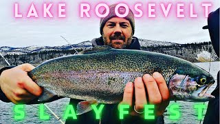 Trout fishing Lake Roosevelt with Phil from Fishheads Outdoors [upl. by Margette]