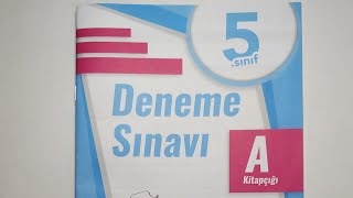 5SINIF DENEME SINAVI ÇÖZÜMLERİ [upl. by Licna791]