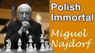 Polnische Unsterbliche  Miguel Najdorf Partie 007 [upl. by Yasibit]