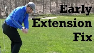 Early Extension Fix Shallowing the Club  Golf Swing Basics  IMPACT SNAP [upl. by Nordna]