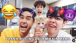 MAMA MARAH AQIL BELI KUCING 😭 AKIDDOS PRANK MASUKKAN KUCING DALAM KAIN MAMA 😈 [upl. by Ermey13]