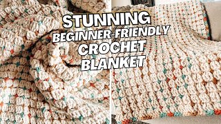 How to crochet the CLOUD BLANKET  Step by step tutorial  CJ Design Blog [upl. by Rahab]