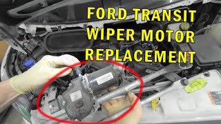 TRANSIT WIPER MOTOR REPLACEMENT [upl. by Nawotna]