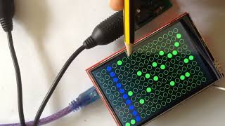 Arduino Touchscreen Mini MIDI TenoriOn [upl. by Arrekahs]