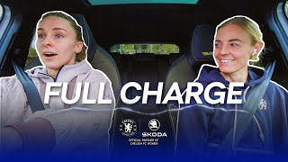 NIAMH CHARLES and SOPHIE INGLE carpool to the driving range to recharge  Full Charge [upl. by Ynohtn]