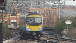 TransPennine Express Class 185 leaves Leeds 51222 [upl. by Glynas216]